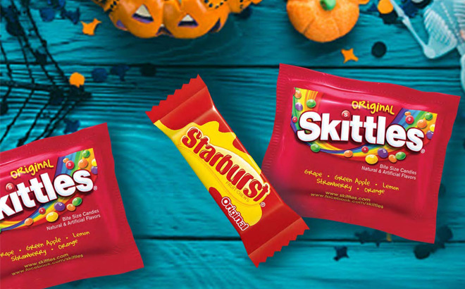 Amazon: Halloween Skittles & Starburst 65-Piece Candy Bag Just $7.93 ...