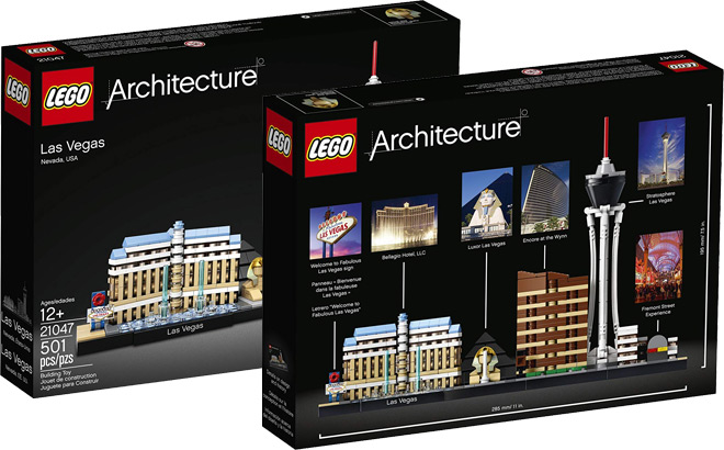 LEGO Architecture Skyline Collection Las Vegas Building Kit Lots Of 487 Pieces