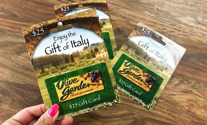 GIVEAWAY! 3 Readers Win FREE $25 Olive Garden Gift Cards (72-Hour Giveaway)
