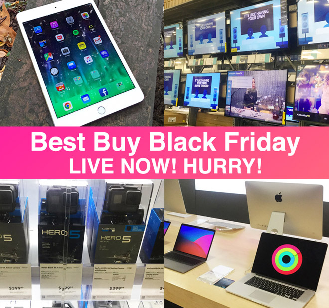 *HOT* Best Buy BLACK FRIDAY Deals 2017 – LIVE NOW! (Lowest Price on iPad Mini 4!)