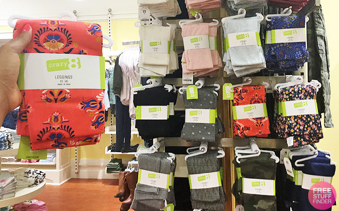 Girls Leggings JUST $5 Each + FREE Shipping at Crazy 8 (Reg $13) - In Stores & Online!