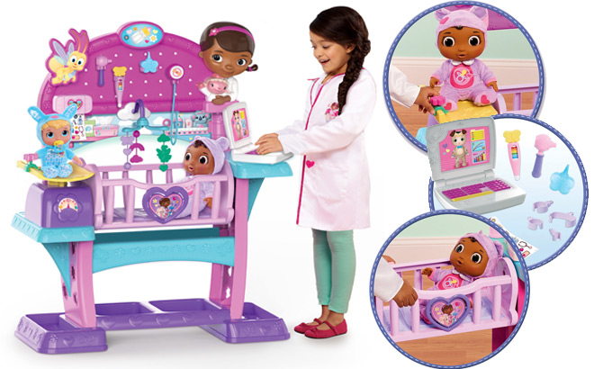 disney doc mcstuffins baby all in one nursery set only  59
