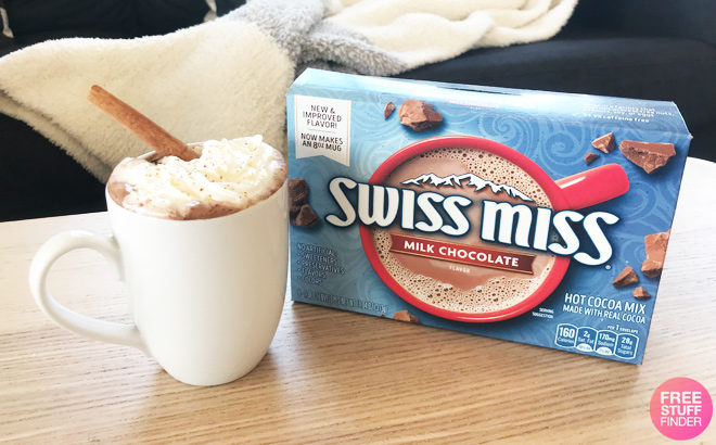 Cozy Up with Mocha Hot Cocoa! Swiss Miss Hot Chocolate Mix Available at Walmart