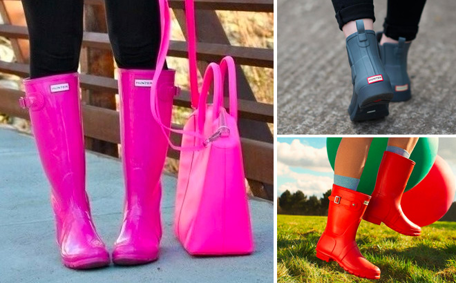 hunter boots booties