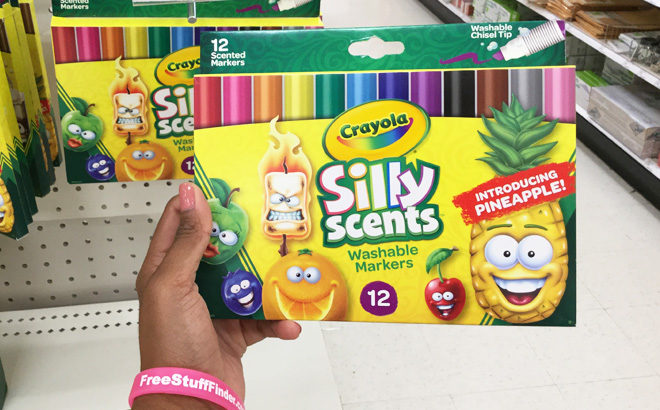 Crayola Silly Scents 12-Pk Scented Washable Markers Only $3.99 + FREE Shipping (Reg $8)