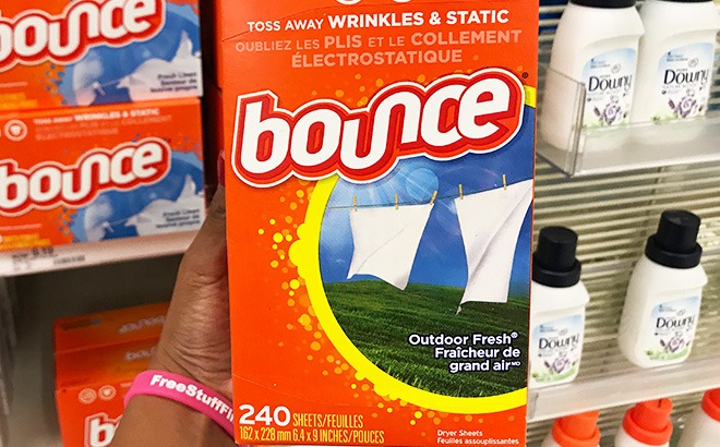 Bounce Fabric Softener and Dryer Sheets ONLY 3.54 + FREE