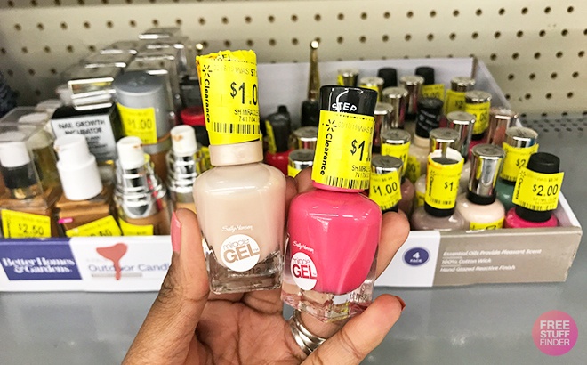 WOW! ONLY $1 Sally Hansen Miracle Gel Nail Polish Clearance Finds at Walmart  | Free Stuff Finder