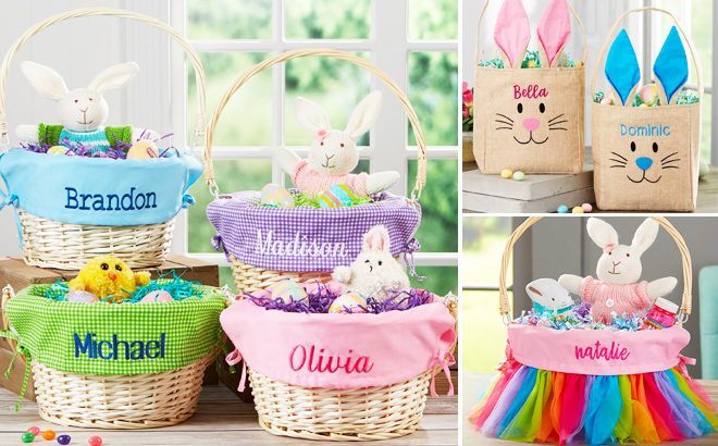 Personalized Easter Baskets Starting At $10 (Regularly $25) - Perfect For Egg Hunts!