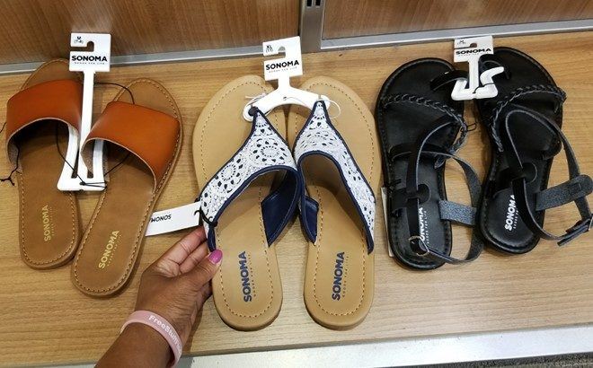 kohls sonoma flip flops