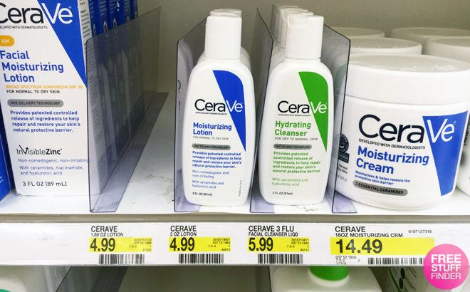 FREE CeraVe Hydrating Facial Cleanser at Target + 83¢ Moneymaker