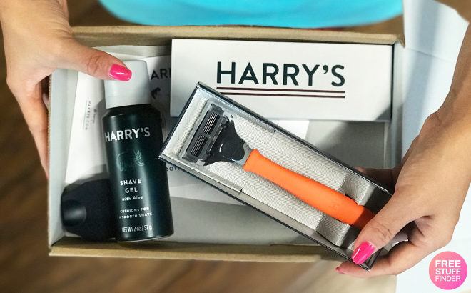 Harry's 5-Blade Razor, Handle & Natural Shave Gel ONLY $5 Shipped