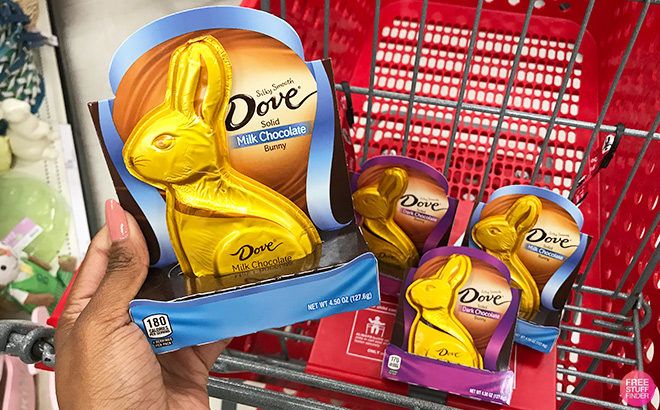 Dove Chocolate Easter Bunnies JUST $2 (Regularly $4) at Target