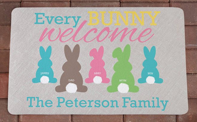 Personalized Easter Doormats Starting at ONLY $9.97 (Regularly $20) at Walmart