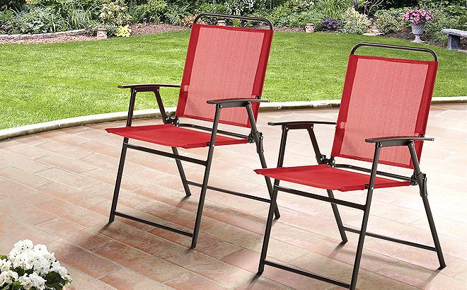 Outdoor Folding Chairs $19 Each Shipped