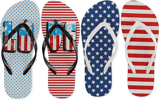 jcpenney flip flops