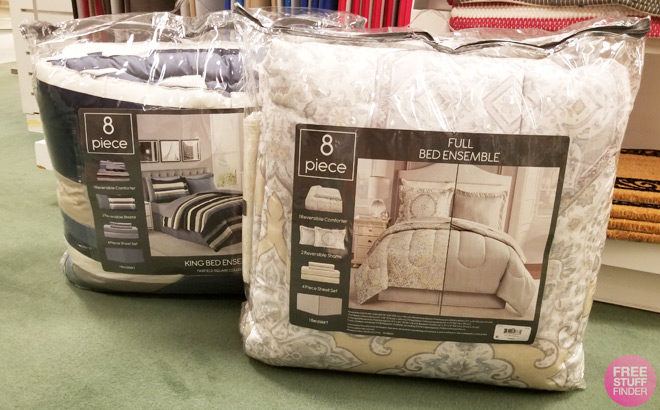 8-Piece Queen Comforter Set $30 Shipped