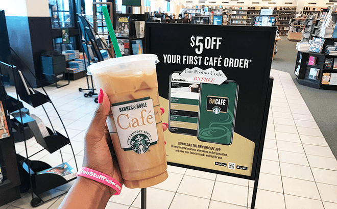 FREE $5 Off with Barnes & Noble Café App (That Means FREE Starbucks!)