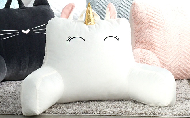 silver large cushions