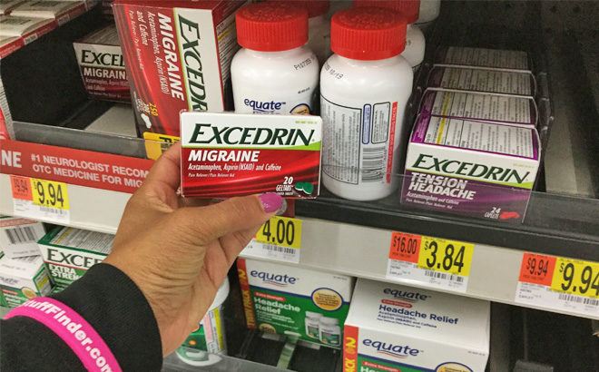 Excedrin Migraine Pain Reliever ONLY 34¢ (Reg 4) at Walmart - Just Use Your Phone!