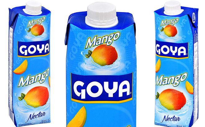 Goya Foods Mango Nectar 33.79-Ounce for ONLY $1.86 at Amazon