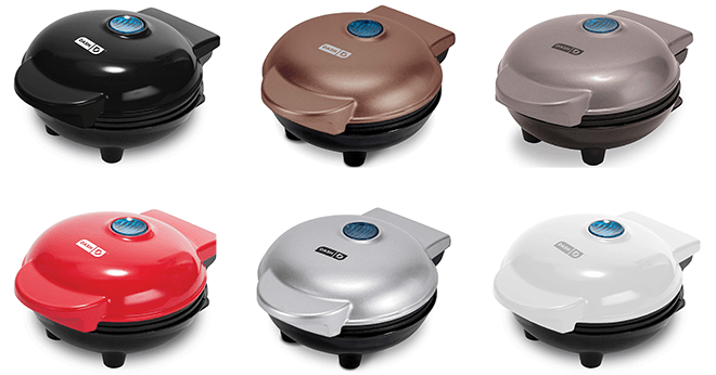 dash mini waffle maker colors