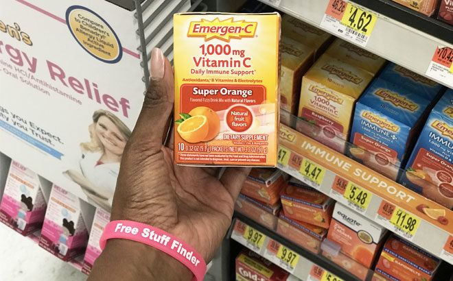 Emergen-C Daily Immune Support 10-Count for JUST 47¢ at Walmart (Reg $4.47)