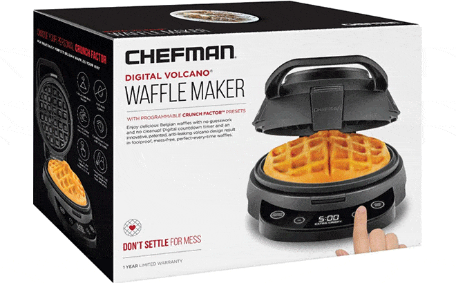 volcano waffle