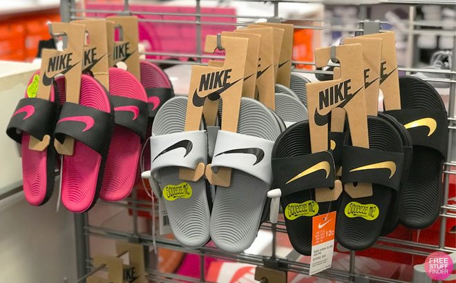 Kohls nike kawa slide Clearance
