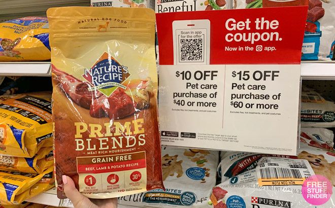 Nature’s Recipe Prime Blends Dry Dog Food ONLY $4.74 at Target (Reg $11) - Print Now!