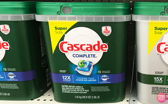 THREE Cascade 78-Count Dishwasher Pods $12 Each Shipped at Amazon