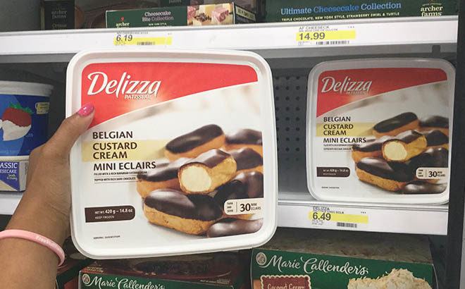 Delizza Mini Eclairs or Cream Puffs 30-Count ONLY $ at Target  (Regularly $) | Free Stuff Finder