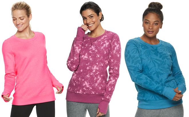 kohls tek gear fleece