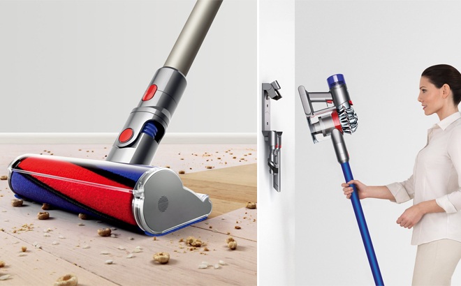 Dyson V7 Fluffy Cordless Vacuum Cleaner ONLY $199.99 + FREE