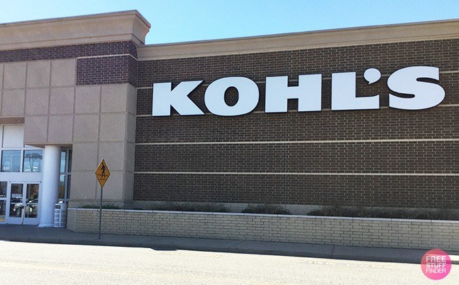 The Entrance of a Kohl's Store with a Big Kohl's Sign on the Building