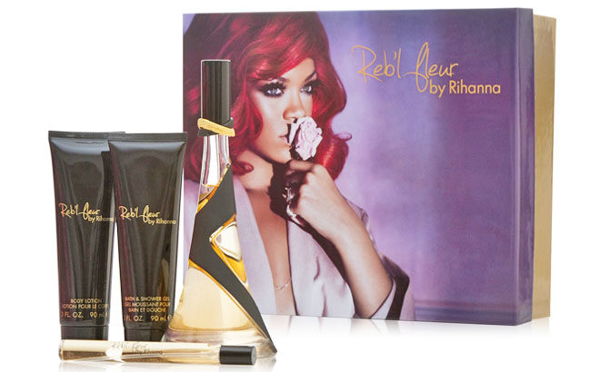 Rihanna 4-Piece Reb'l Fleur Gift Set ONLY $30 + FREE Shipping ($90 Value) - Today Only!