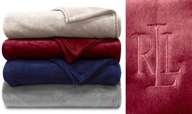 Ralph Lauren Micromink Plush Blanket for JUST $ at Macy's (Reg $90) –  ALL Sizes! | Free Stuff Finder