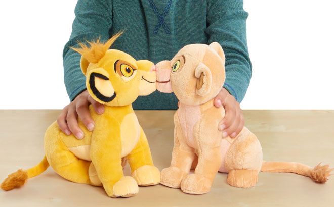 Disney's The Lion King Kissing Plush Simba & Nala 