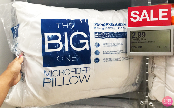 the big one microfiber pillow