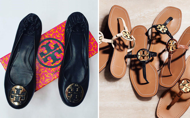 Top 66+ imagen macys tory burch flip flops