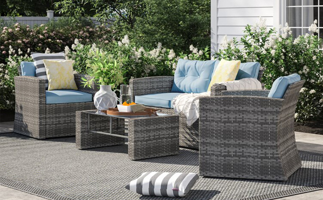 Off Outdoor Furniture Clearance At, Patio Chair Cushions Clearance Wayfair