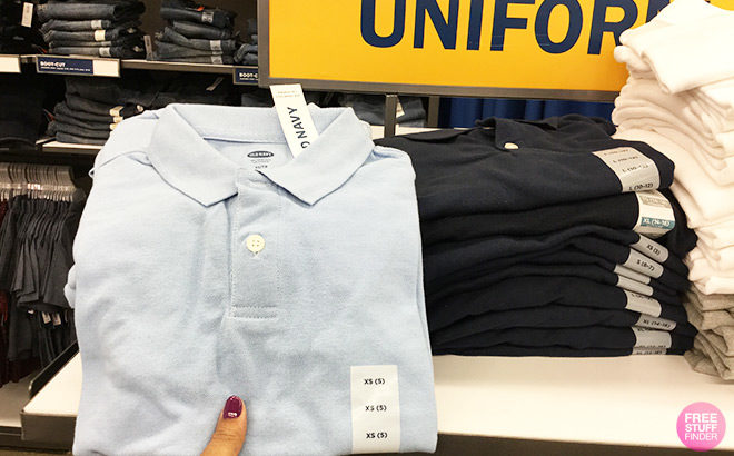 Old Navy: Buy 1 Get 1 FREE Uniform Polos, Pants or Shorts (In-Store & Online!)