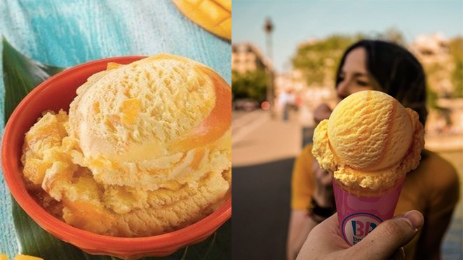FREE Triple Mango Sample 1oz at Baskin Robbins (TODAY, March 1st from ...