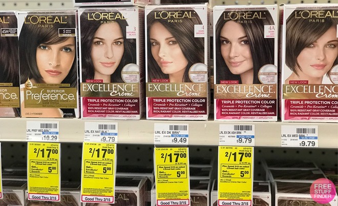 L'Oreal Excellence Creme Hair Color $ Each at CVS (Regularly $) |  Free Stuff Finder