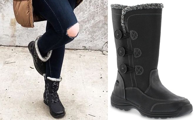 totes caroline snow boot