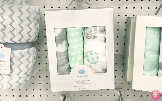 cloud island swaddle blankets