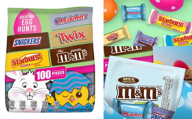 HUGE Easter Candy Bag JUST $9.98 at Amazon (M&M’s, Twix, Snickers, Starburst)