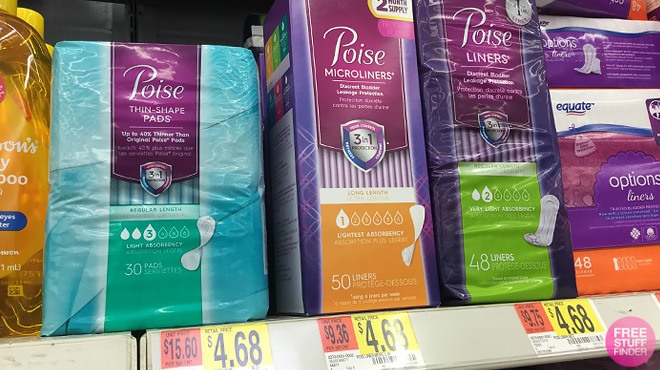 FREE Poise Pads At Walmart Print Coupon Now Free Stuff Finder