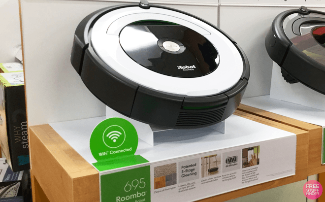 Suri Cyclops Trives iRobot Roomba 695 Robot Vacuum Cleaner ONLY $249 + FREE Shipping (Regularly  $350) | Free Stuff Finder