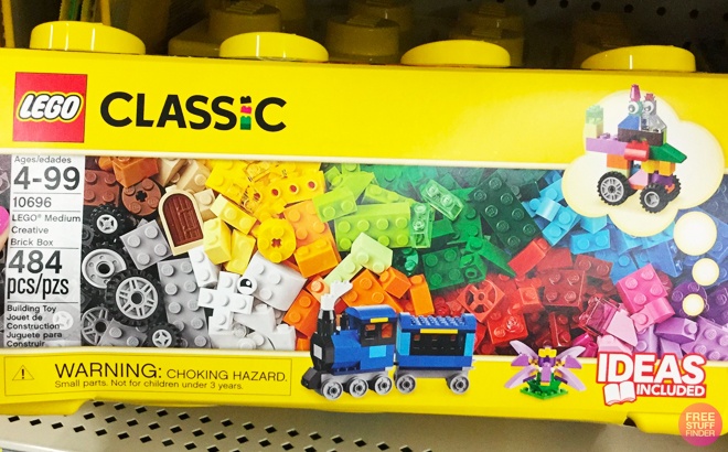 LEGO Classic 484-Piece Brick Box $23!