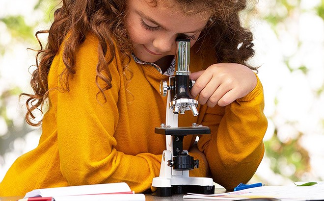 Kids Beginner Microscope Kit $31 Shipped
